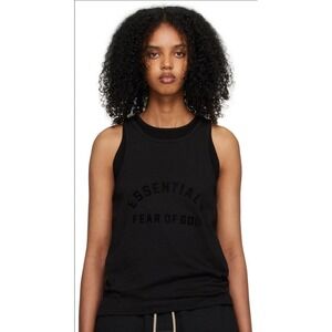 Essentials Fear Of God Vest Top Women's Sleeveless‎ Logo Size Small XS